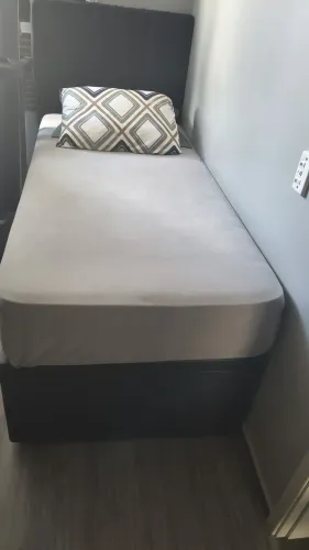 Cama box baú solteiro