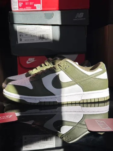 Tênis Nike Dunk Low Medium Olive - tamanho 36BR, original (#821)