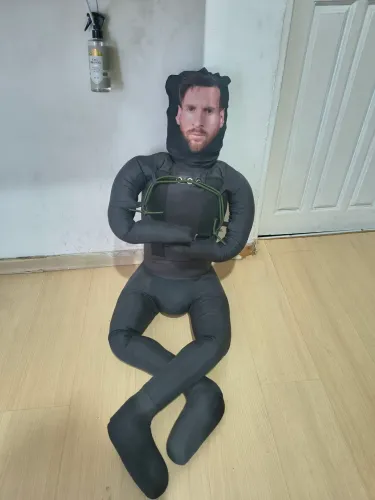 Bob boneco sparring Jiu-jitsu