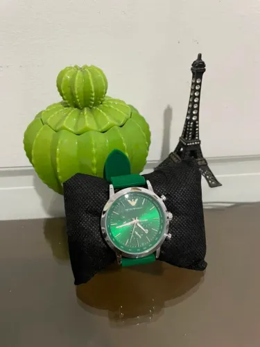 Relógio armani verde novo!