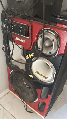 Caixa de som Bob, corneta celem, fone bicho papão de 800rms, alto falante de 10 modo 2mil