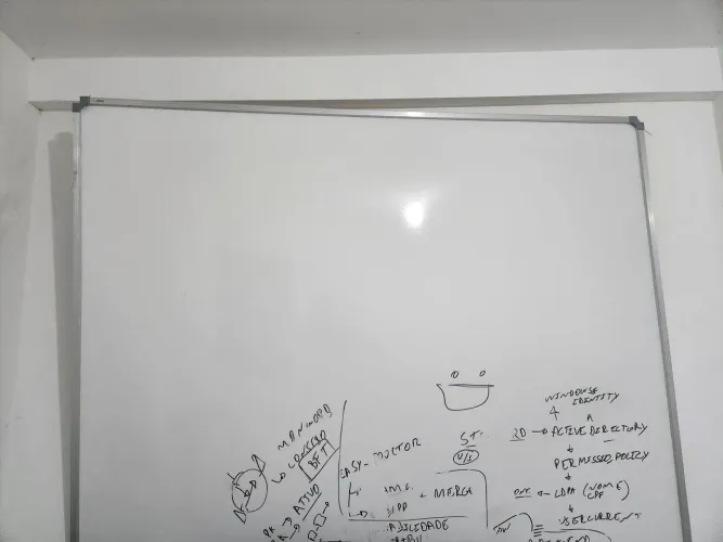 Quadro branco grande