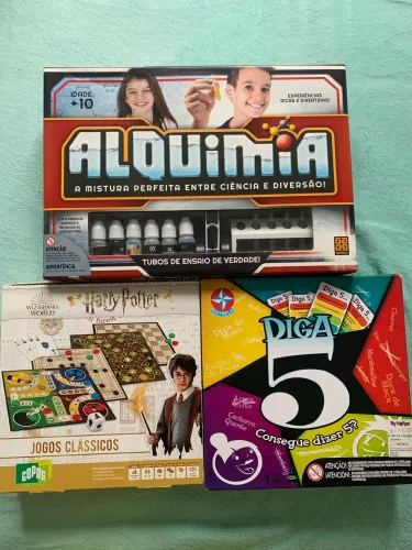 Jogos de tabuleiro Lote kit com 3 + um de brinde