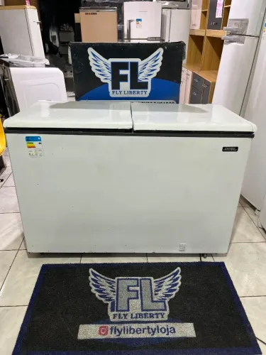 FREEZER HORIZONTAL ESMALTEC 2 PORTAS 500 LITROS 