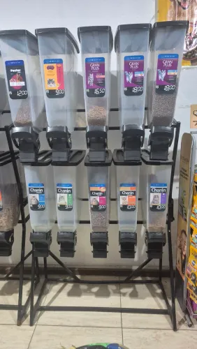 Armazenador Ração Expositor Dispenser Slim