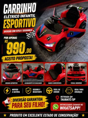 Carinho elétrico 