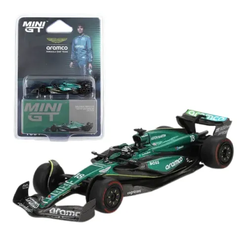 MINI GT 1001 - Aston Martin F1 2024 Lance Stroll #18 Bahrain GP