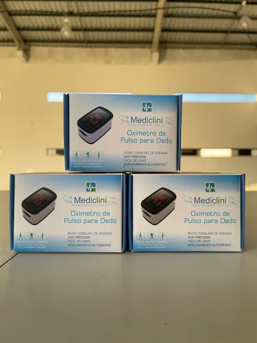 Oxímetro de Pulso de Dedo Mediclini - Medição de SpO? e Frequência Cardíaca
