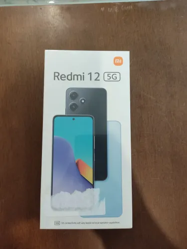 Redmi 12 5G Midnight Black 4GB RAM e 128 GB de memória NOVO LACRADO