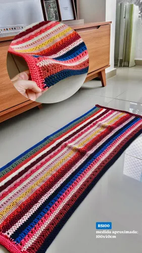Tapetes e Passadeiras de Crochê