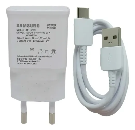 Carregador Samsung EP-TA200B usb-C