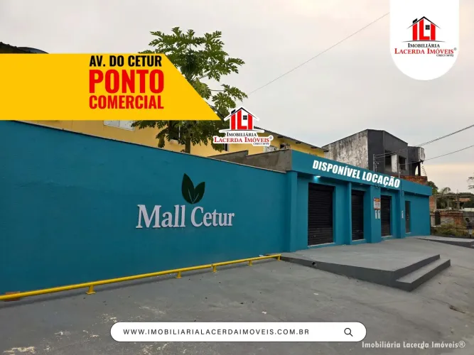 Mall Cetur, 38m², 1 banheiro, Ponto comercial locação no Tarumã, Sala comercial Locação