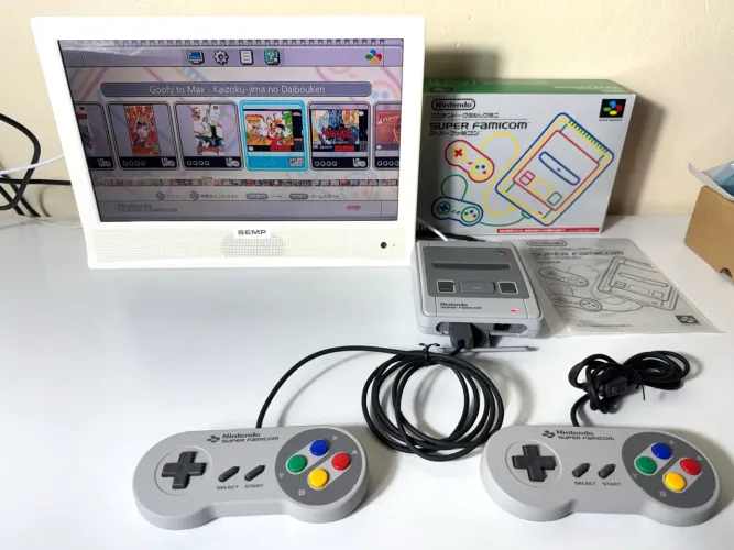 Super famicon mini - lotado de jogos 