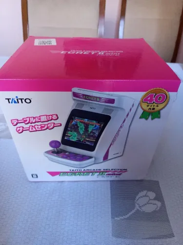 Mini fliperama egret 2 taito raríssimo zero completo sem detalhes
