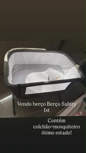 Berço acopla na cama 300,00