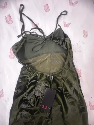 Vestido Colcci Veludo