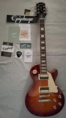 guitarra epiphone les paul classic worn heritage cherry sunburst inspired by gibson