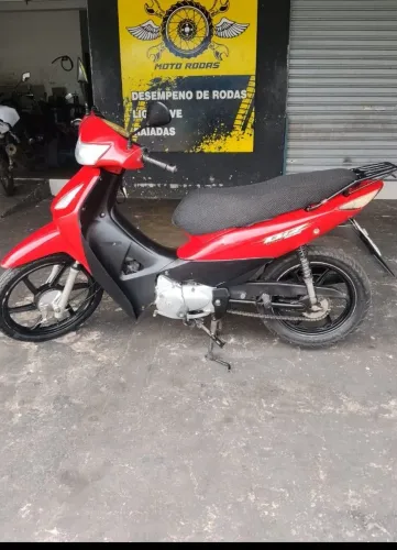 Blz 125 vermelha partida elétrica