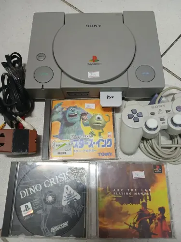 Playstation 1 japonês completo