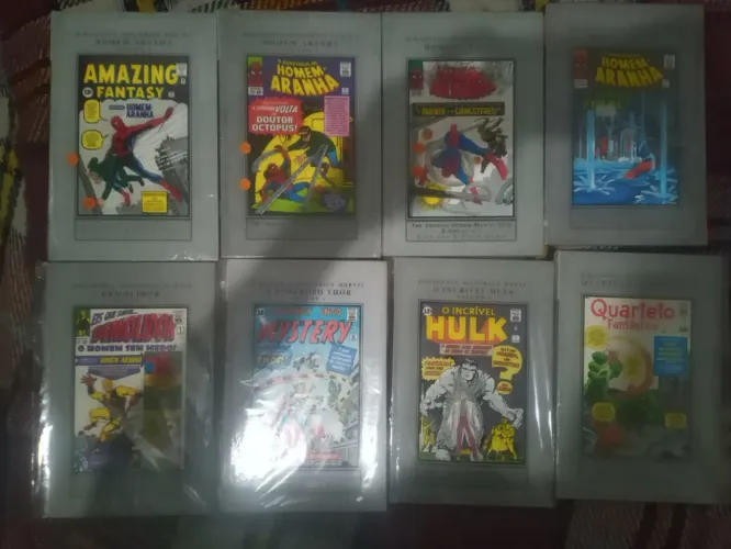 BIBLIOTECA HISTÓRICA MARVEL PANINI COLEÇÃO COMPLETA