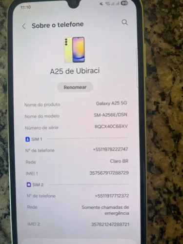 Celular Samsung A25