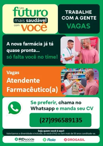 Atendente de Farmácia DROGASIL