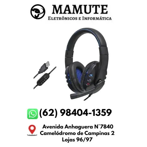 Fone Gamer Headset Headphone Usb Pc Xbox Ps3 / ps4 Fone Ouvido