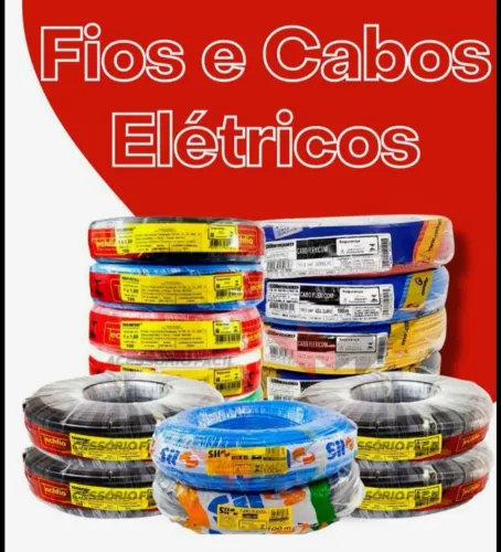 Fio de energia 2,5 mm, 1,5mm, 4mm, 6mm valor pode variar a depender do milímetro do fio 