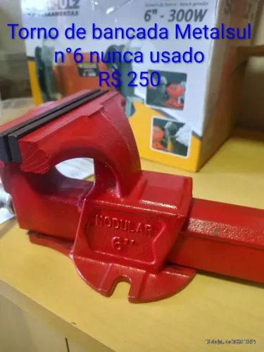 Torno de bancada Metalsul N°6