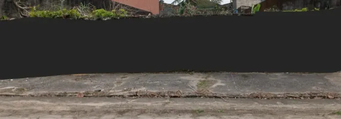 Terreno Murado na Praia de Itanhaém, em dia e Escritura