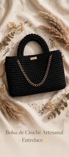 Bolsa de Crochê artesanal