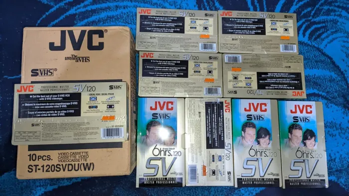 Fita cassete JVC nova na embalagem