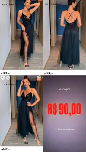 vestido de festa