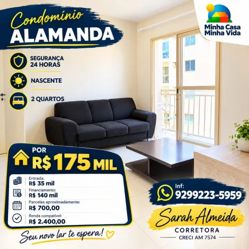 Condomínio Alamanda - Venda - nascente , 2 quartos