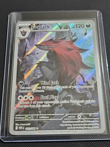Carta pokemon zoroark em inglês