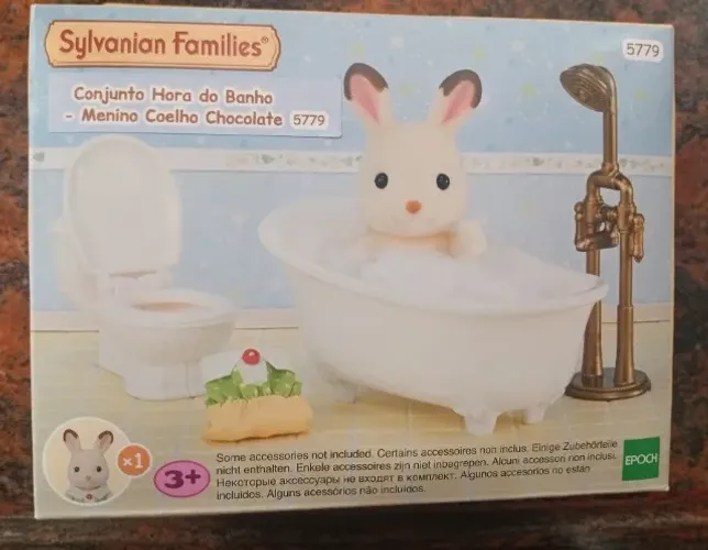 Sylvanian Families Hora Do Banho. Original. 70,00