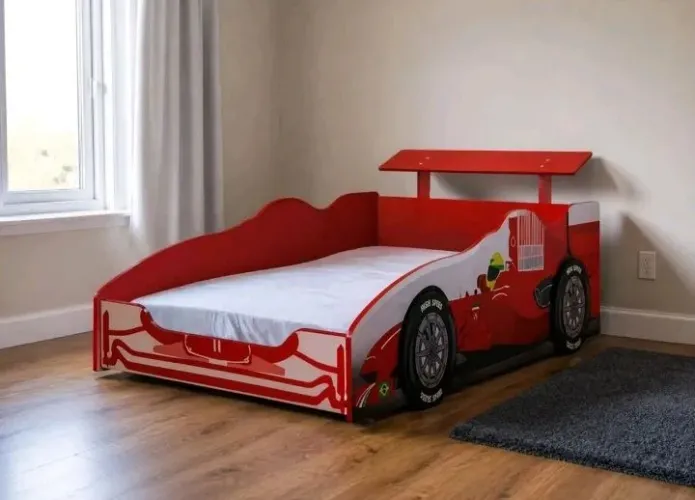 OPORTUNIDADE ÚNICA - CAMA CARRO FERRARI VALEN MÓVEIS - RODAS 3D