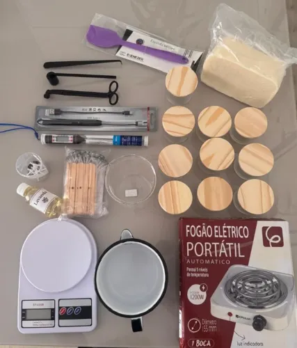 Kit Completo para fazer Velas Aromáticas