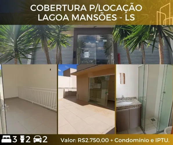 Cobertura para locação no bairro Lagoa Mansões - Lagoa Santa