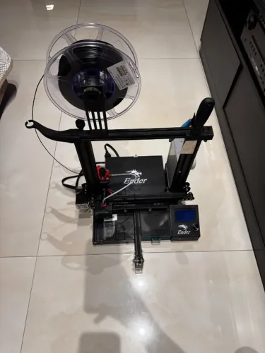Impressora 3D - Ender 3 V1 + 6 Rolos PLA + Upgrades Metálicos + Acessórios