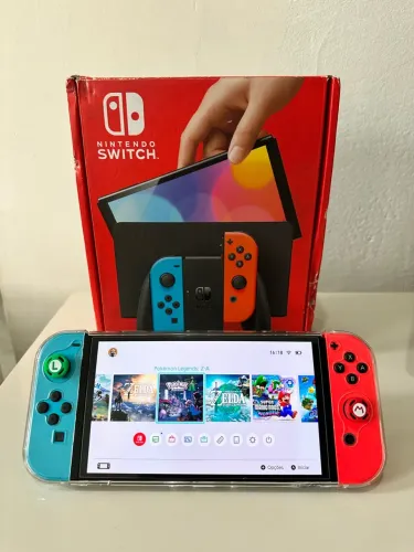 Nintendo Switch Oled Neon - Desbloqueado