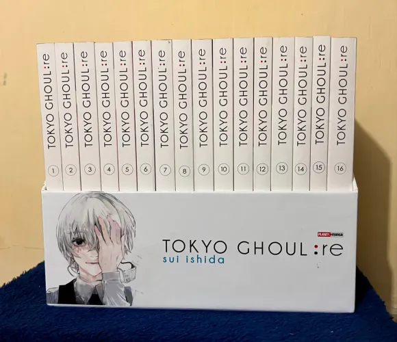 Tokyo Ghoul: re box completo 1 ao 16 em ótimo estado