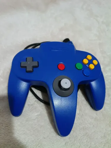 Controle Original Nintendo 64 Azul