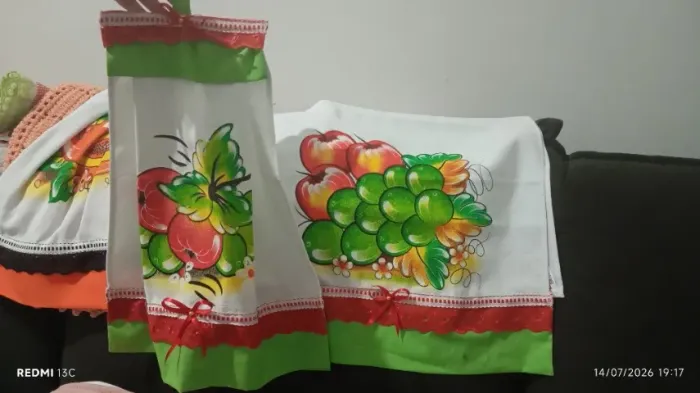 Jogo bate mão e pano de prato