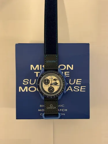 Relógio MoonSwatch - Mission to the Super Blue MoonPhase