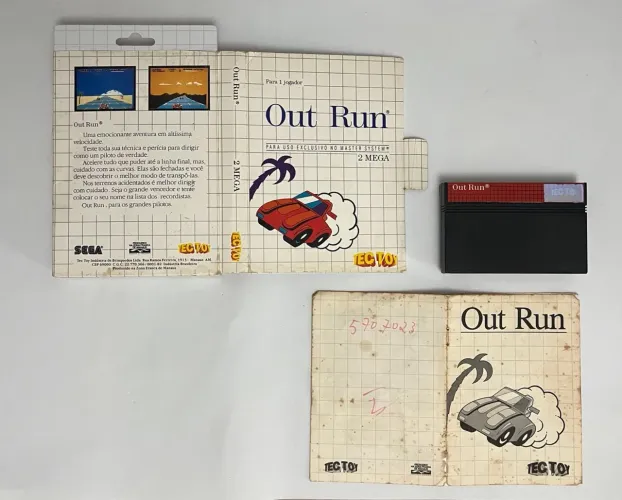 Master System Tec Toy Sega Out Run