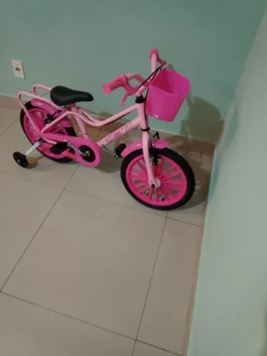 Bicicleta infantil rosa