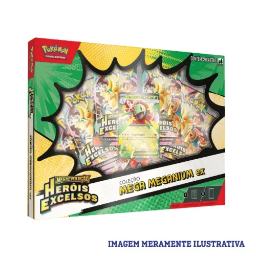 Box Pokémon ME02.5 Coleção Mega Meganium EX