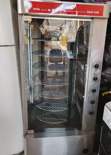 estufa/grill vertical, nova nunca usada.