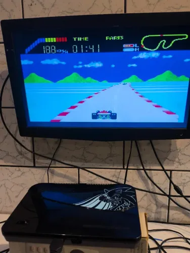 MASTER SYSTEM 3 EVOLUTION COM 2 CONTROLES  FUNCIONANDO 